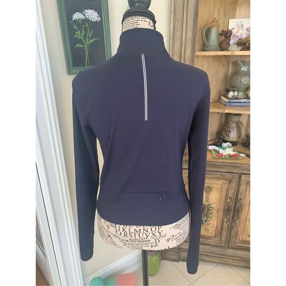 Yogalicious Pullover Navy 1/4 Zip Long Sleeve - Picture 5 of 9